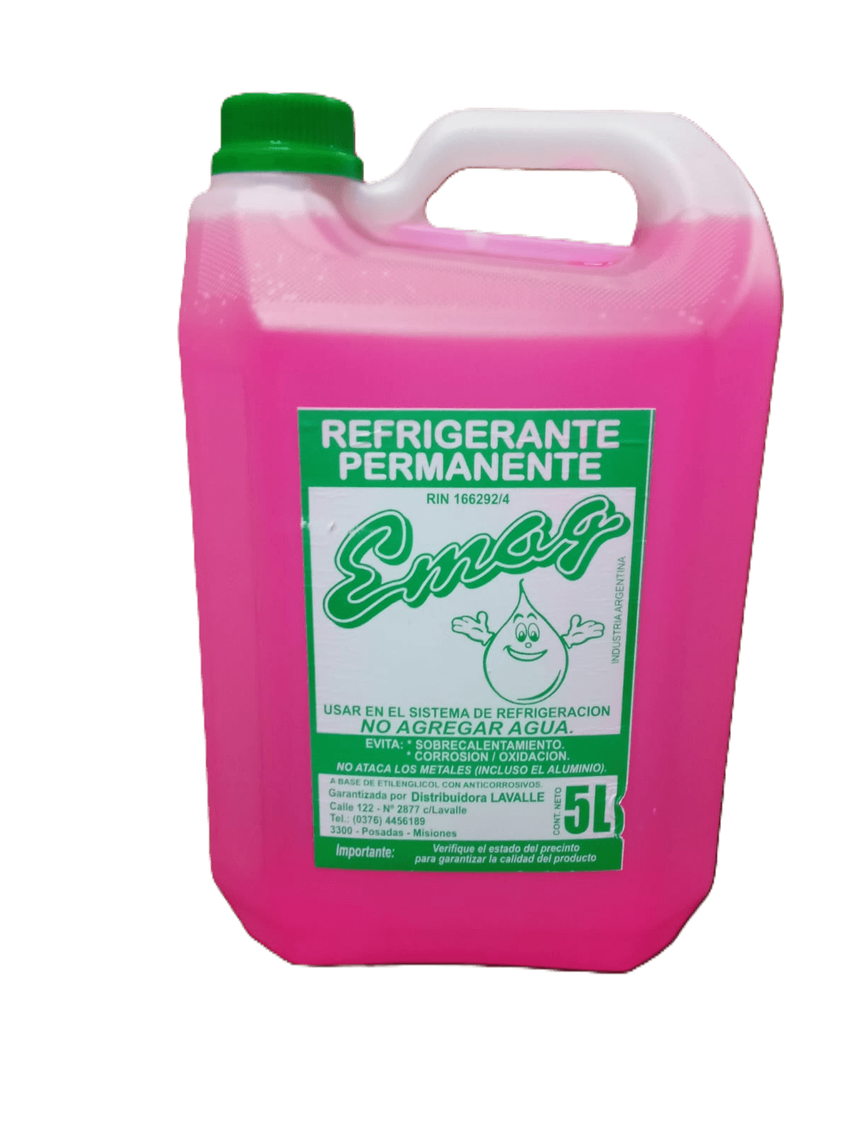 Refrigerante Rojo en bidón de 5 litros
